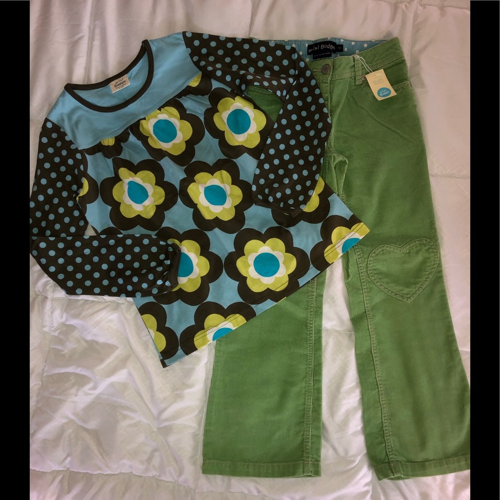 NEW Mini Boden outfit size 9-10y